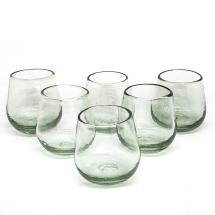 Clear 6 oz Roly Poly Glasses (set of 6)